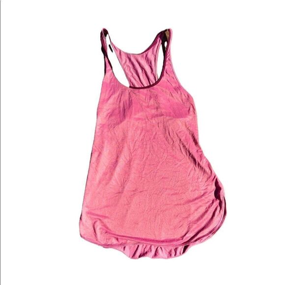 lululemon athletica Tops - LULULEMON Cool Pink Racerback Tank Top Size 6